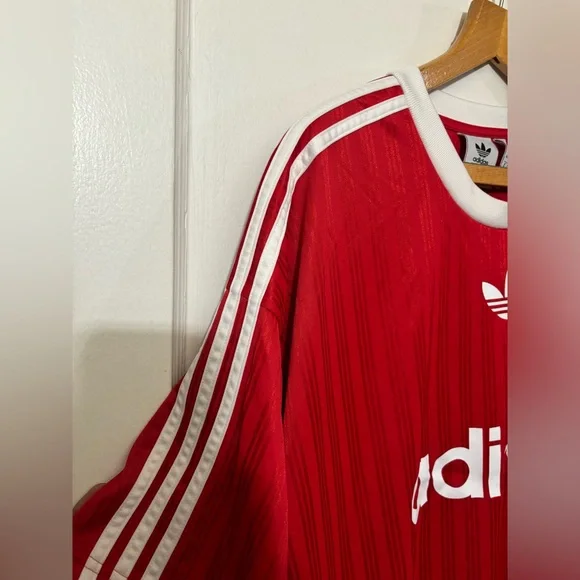 NWOT Adidas Originals Adicolor Poly Jersey Tee Shirt tshirt t-shirt trefoil logo - Picture 3 of 6